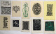 Lot Avec 168 Ex-libris. Lot With 168 Exlibris And Bookplates - Ex-libris