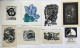 Delcampe - Lot Avec 168 Ex-libris. Lot With 168 Exlibris And Bookplates - Bookplates