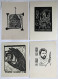 Delcampe - Lot Avec 168 Ex-libris. Lot With 168 Exlibris And Bookplates - Ex-libris