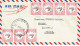 Nouvelle Zélande N° 374 X 7 Lettre Du 5-2-1959 Pour La France Thème Boy Scouts Jamborée - Covers & Documents