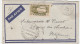 Lettre Saint Louis Du Sénégal Avec Contrôle Postal Pour Bordeaux, 1940 - Storia Postale
