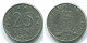 25 CENTS 1971 NETHERLANDS ANTILLES Nickel Colonial Coin #S11584.U.A - Niederländische Antillen