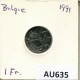 1 FRANC 1991 DUTCH Text BELGIQUE BELGIUM Pièce #AU635.F.A - 1 Franc
