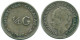 1/4 GULDEN 1947 CURACAO NIEDERLANDE SILBER Koloniale Münze #NL10804.4.D.A - Curacao