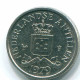 10 CENTS 1979 ANTILLES NÉERLANDAISES Nickel Colonial Pièce #S13585.F.A - Antilles Néerlandaises