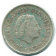 1/4 GULDEN 1967 NIEDERLÄNDISCHE ANTILLEN SILBER Koloniale Münze #NL11545.4.D.A - Niederländische Antillen