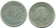 1/4 GULDEN 1967 NIEDERLÄNDISCHE ANTILLEN SILBER Koloniale Münze #NL11545.4.D.A - Niederländische Antillen