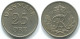 25 ORE 1956 DENMARK Coin #WW1024.U.A - Dinamarca