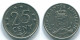 25 CENTS 1971 NETHERLANDS ANTILLES Nickel Colonial Coin #S11536.U.A - Niederländische Antillen