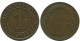 1 REICHSPFENNIG 1925 J ALEMANIA Moneda GERMANY #AE219.E.A - 1 Rentenpfennig & 1 Reichspfennig