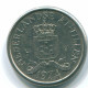 10 CENTS 1974 ANTILLAS NEERLANDESAS Nickel Colonial Moneda #S13492.E.A - Antilles Néerlandaises