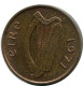 1/2 PENNY 1971 IRLAND IRELAND Münze #AY649.D.A - Ierland