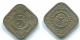 5 CENTS 1967 ANTILLES NÉERLANDAISES Nickel Colonial Pièce #S12459.F.A - Antilles Néerlandaises