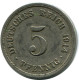 5 PFENNIG 1914 A ALLEMAGNE Pièce GERMANY #DB204.F.A - 5 Pfennig