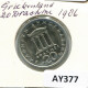 20 DRACHMES 1986 GRÈCE GREECE Pièce #AY377.F.A - Grèce