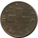 2 RAPPEN 1963 B SUIZA SWITZERLAND Moneda #AY107.3.E.A - Otros & Sin Clasificación