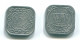 5 CENTS 1976 SURINAME Aluminium Moneda #S12584.E.A - Surinam 1975 - ...