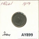 IRAN 1 RIAL 1954 / 1333 ISLAMIC COIN #AY899.U.A - Iran