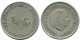 1/4 GULDEN 1965 NIEDERLÄNDISCHE ANTILLEN SILBER Koloniale Münze #NL11352.4.D.A - Netherlands Antilles