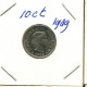 10 RAPPEN 1989 B SCHWEIZ SWITZERLAND Münze #AX980.3.D.A - Sonstige & Ohne Zuordnung