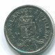 10 CENTS 1971 NIEDERLÄNDISCHE ANTILLEN Nickel Koloniale Münze #S13465.D.A - Niederländische Antillen