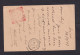 NIGERKÜSTE - 1896 - 1 P. Ganzsache (P 3) Mit ROTEM Aufgabestempel WARRI Nach Aden - Nigeria (...-1960)