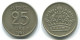 25 ORE 1952 SUECIA SWEDEN PLATA Moneda #WW1103.E.A - Zweden