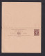 1894 - 8 C. Doppel-Ganzsache Ab Seychelles Nach ADEN - Seychelles (...-1976)
