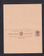 1 P. Überdruck-Doppel-Ganzsache (P 25) - Ungebraucht - Stato Libero Dell'Orange (1868-1909)