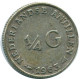 1/4 GULDEN 1963 ANTILLAS NEERLANDESAS PLATA Colonial Moneda #NL11222.4.E.A - Antille Olandesi