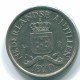 10 CENTS 1974 ANTILLES NÉERLANDAISES Nickel Colonial Pièce #S13494.F.A - Antille Olandesi