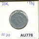 10 PFENNIG 1967 DDR EAST ALLEMAGNE Pièce GERMANY #AU778.F.A - 10 Pfennig