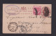 1895 - 1/2 P. Überdruck-Ganzsache Mit Zufrankatur Ab CATHCART Nach Deutschland - Mängel - Cape Of Good Hope (1853-1904)