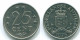 25 CENTS 1975 ANTILLES NÉERLANDAISES Nickel Colonial Pièce #S11608.F.A - Antille Olandesi