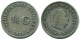1/4 GULDEN 1956 ANTILLAS NEERLANDESAS PLATA Colonial Moneda #NL10945.4.E.A - Antilles Néerlandaises
