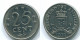 25 CENTS 1971 ANTILLAS NEERLANDESAS Nickel Colonial Moneda #S11582.E.A - Niederländische Antillen
