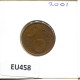 5 EURO CENTS 2001 FRANCE Coin Coin #EU458.U.A - Francia