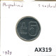 5 AUSTRALES 1989 ARGENTINA Coin #AX319.U.A - Argentine
