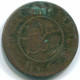 1 CENT 1896 NIEDERLANDE OSTINDIEN INDONESISCH Copper Koloniale Münze #S10058.D.A - Dutch East Indies