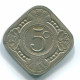 5 CENTS 1957 ANTILLAS NEERLANDESAS Nickel Colonial Moneda #S12406.E.A - Netherlands Antilles