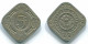 5 CENTS 1957 ANTILLAS NEERLANDESAS Nickel Colonial Moneda #S12406.E.A - Niederländische Antillen