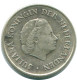 1/4 GULDEN 1967 ANTILLAS NEERLANDESAS PLATA Colonial Moneda #NL11595.4.E.A - Antilles Néerlandaises