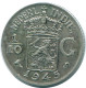 1/10 GULDEN 1945 S NIEDERLANDE OSTINDIEN SILBER Koloniale Münze #NL14091.3.D.A - Niederländisch-Indien