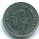 1 GULDEN 1971 NETHERLANDS ANTILLES Nickel Colonial Coin #S12008.U.A - Niederländische Antillen