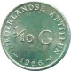 1/10 GULDEN 1966 NETHERLANDS ANTILLES SILVER Colonial Coin #NL12885.3.U.A - Niederländische Antillen