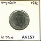 10 DINARA 1982 JUGOSLAWIEN YUGOSLAVIA Münze #AV157.D.A - Jugoslawien