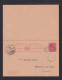 St. Kitts-Nevis - 1904 - 1 P. Doppel-Ganzsache (P 3) Ab St. Kitts Nach Deutschland - St.Christopher-Nevis-Anguilla (...-1980)