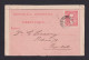 1889 - 1 1/2 C. Ganzsache Mit Antwort-Ganzsache Nach Capital - Briefe U. Dokumente