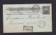 1887 - 2 C. Ganzsache Gebraucht Im Inland - Diverse Transitstempel - Lettres & Documents