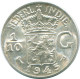 1/10 GULDEN 1945 P NIEDERLANDE OSTINDIEN SILBER Koloniale Münze #NL14010.3.D.A - Indie Olandesi
